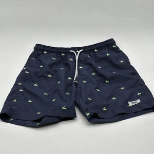 Trunks Surf & Swim Co. Men's Swim Trunks/Shorts Embroidered Turtles Size Medium